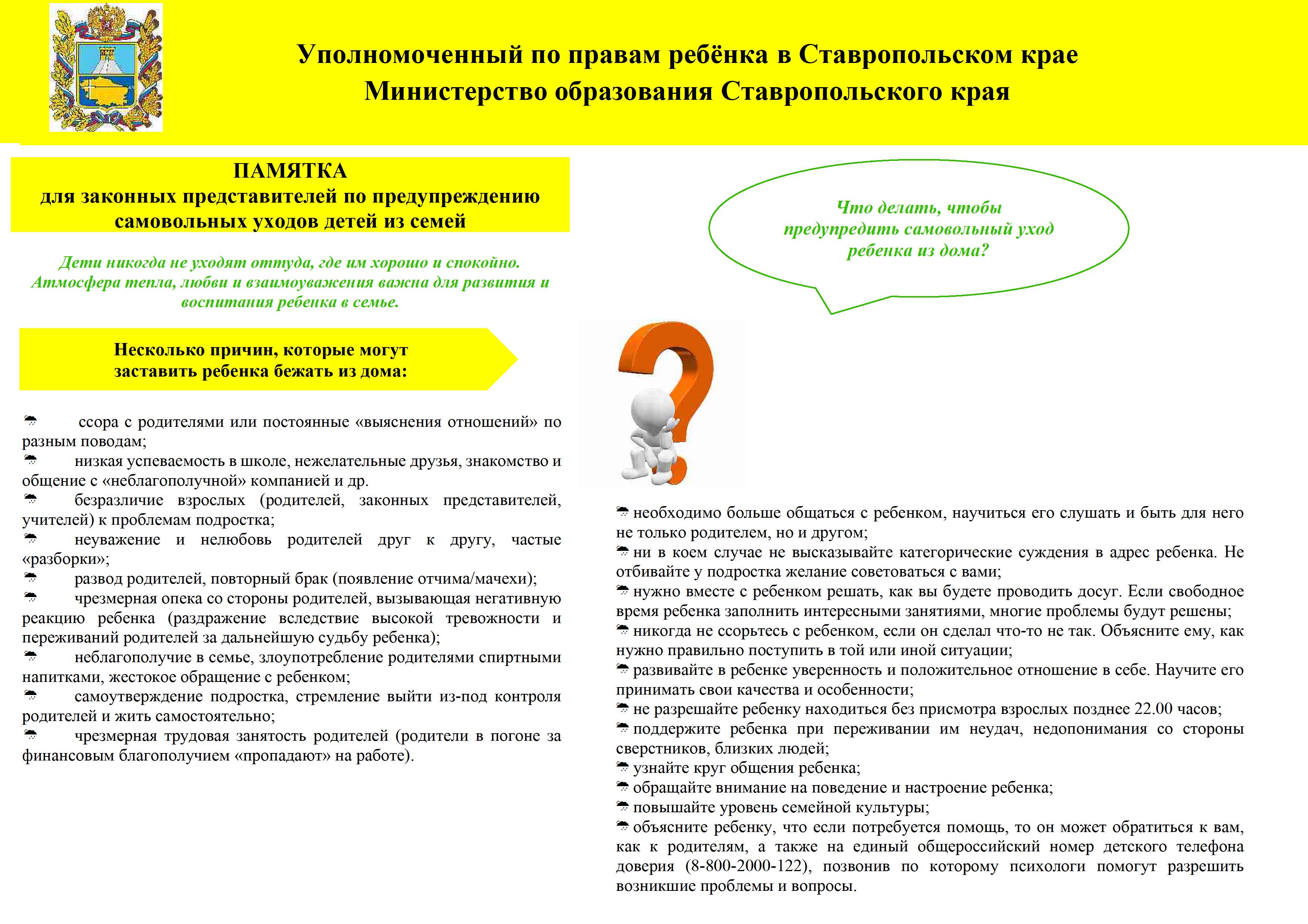 Памятки по безопасности..